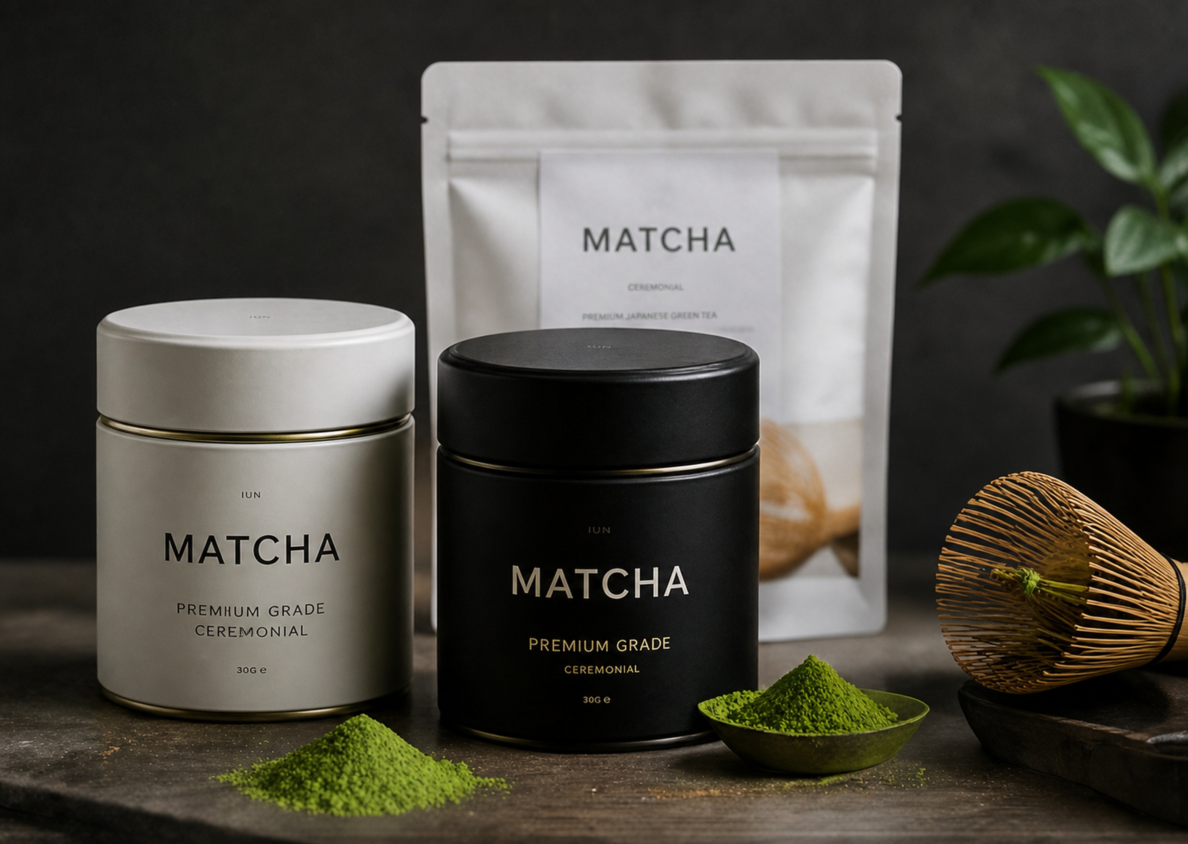 Private label matcha packaging