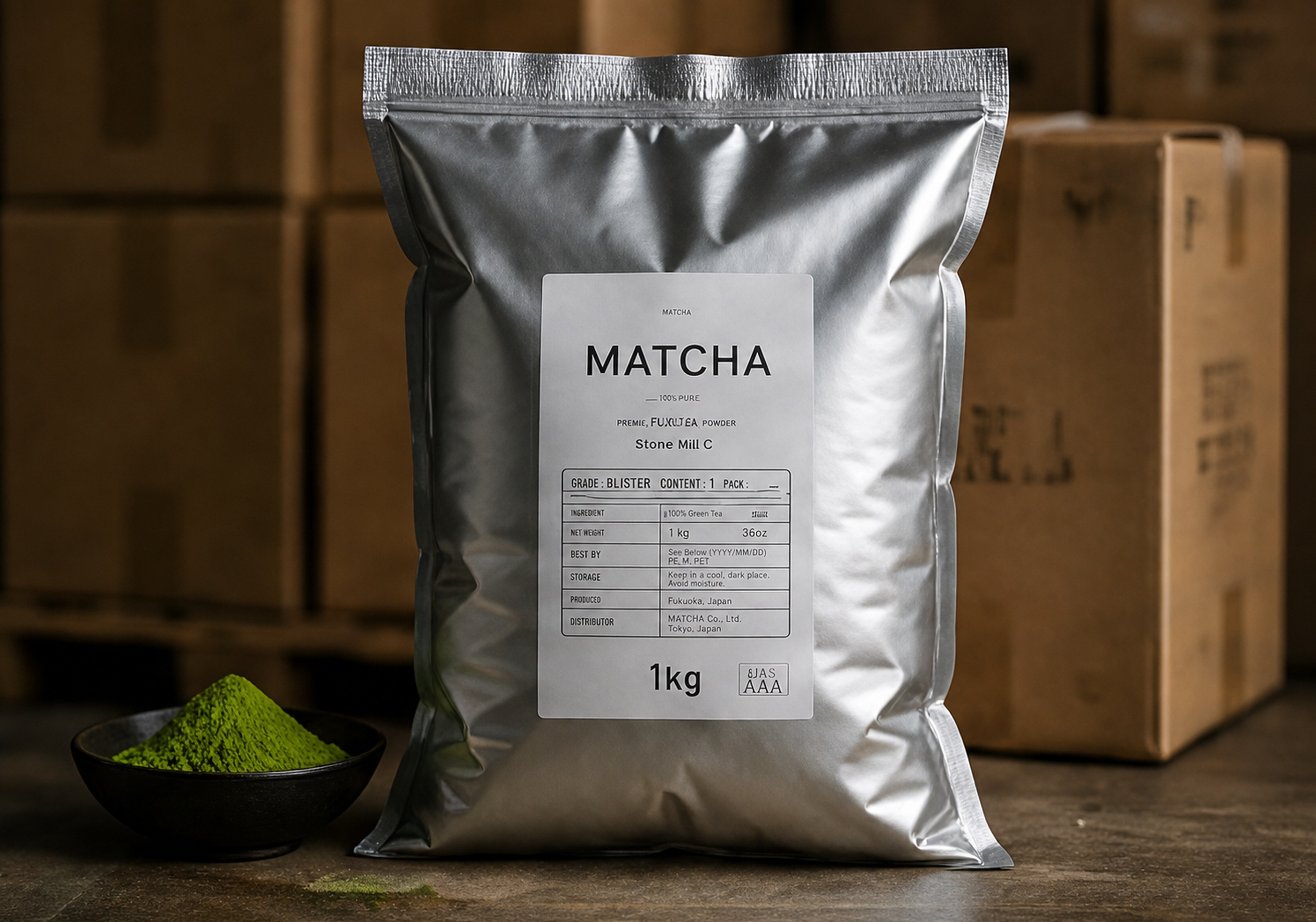 Bulk matcha supply for distributors and wholesalers