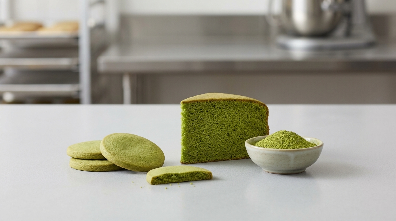 Matcha baking dessert application