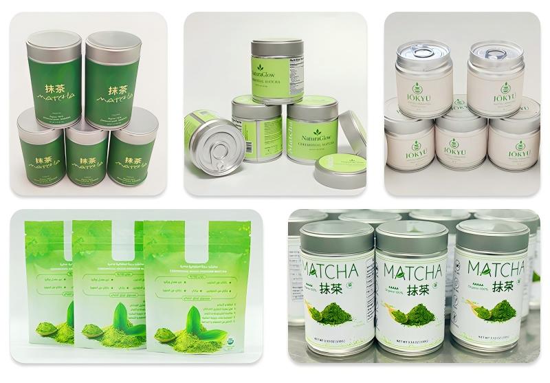 Sailtik private label matcha packaging